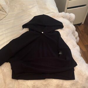 ALO Yoga Black Cowl Neck Sweater